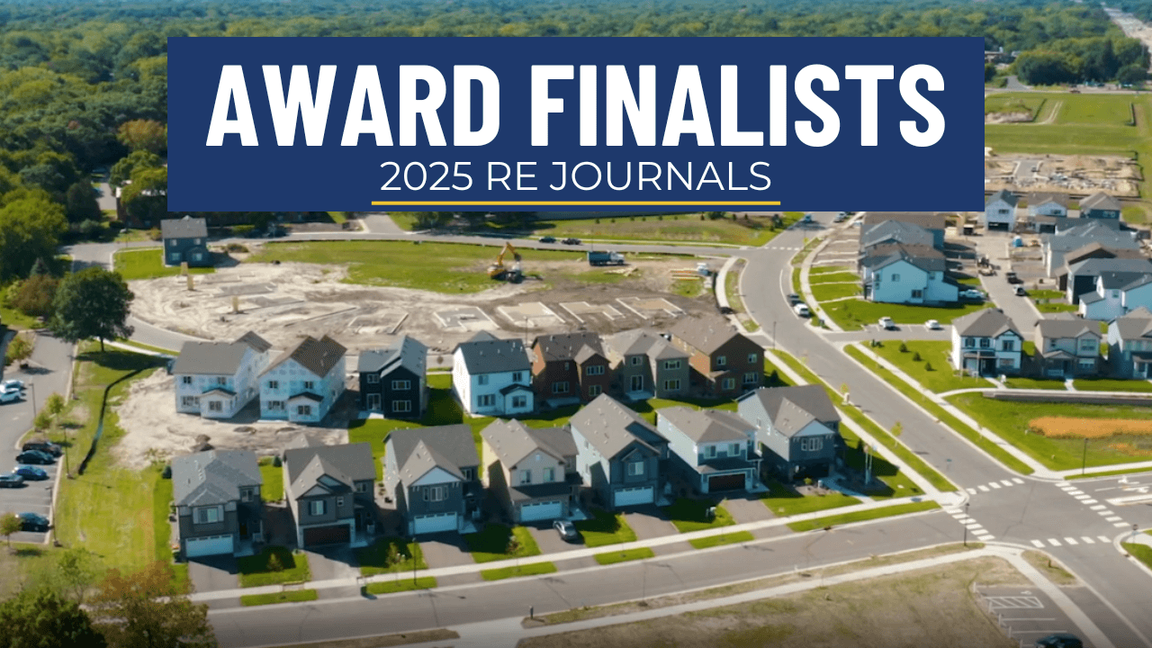 RE Journals Award Finalists 2025 RE Journal Awards